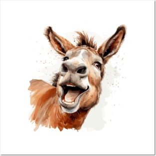 Happy Donkey Posters and Art